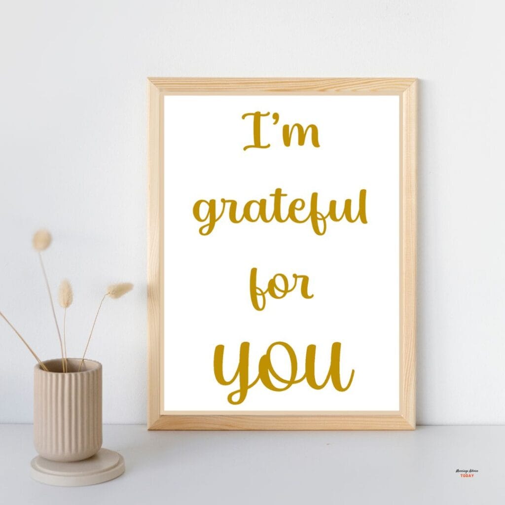 I'm grateful for you words in gold lettering - free download with email