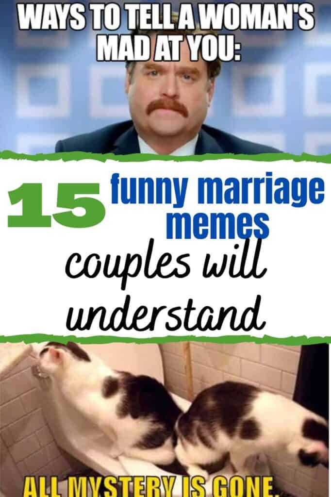 A sense of humor helps in marriage. Laugh it up with these funny marriage memes!