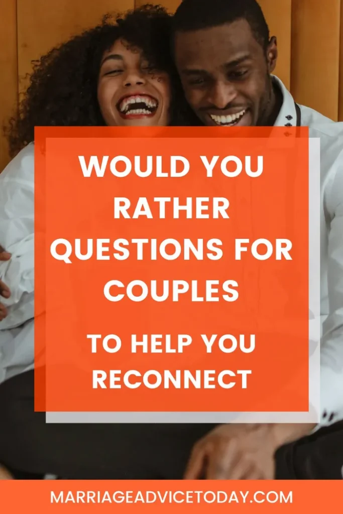 couples would you rather questions Pinterest image