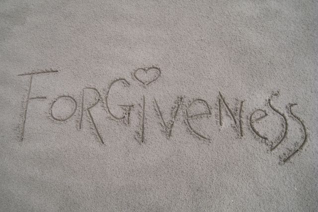 Forgiveness written in sand - what we can learn about forgiveness in marriage