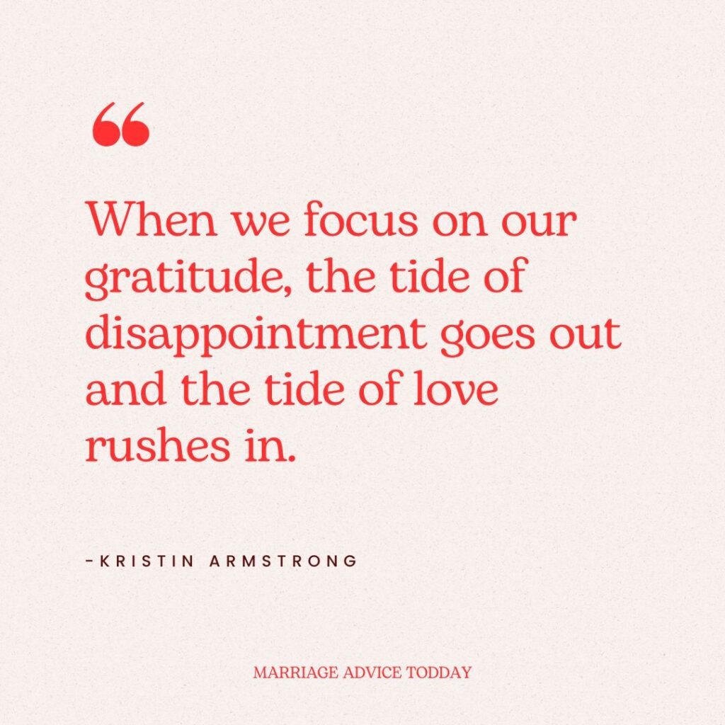 Gratitude and the tide of love quote by Kristin Armstrong